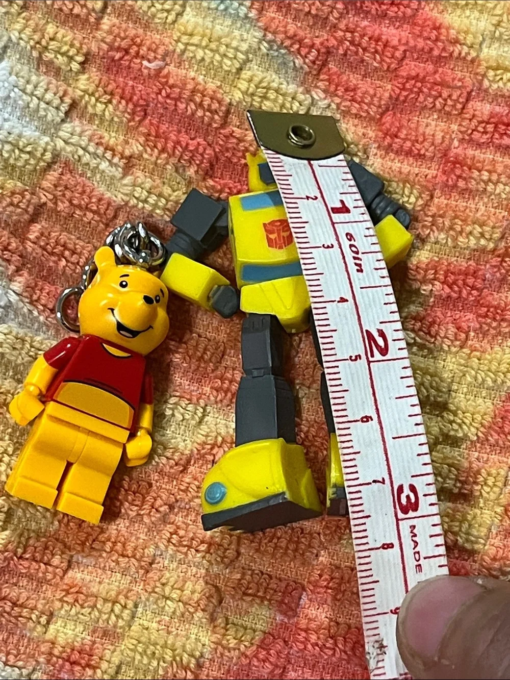 Bumblebee Yellow Key & Card Holder Charm